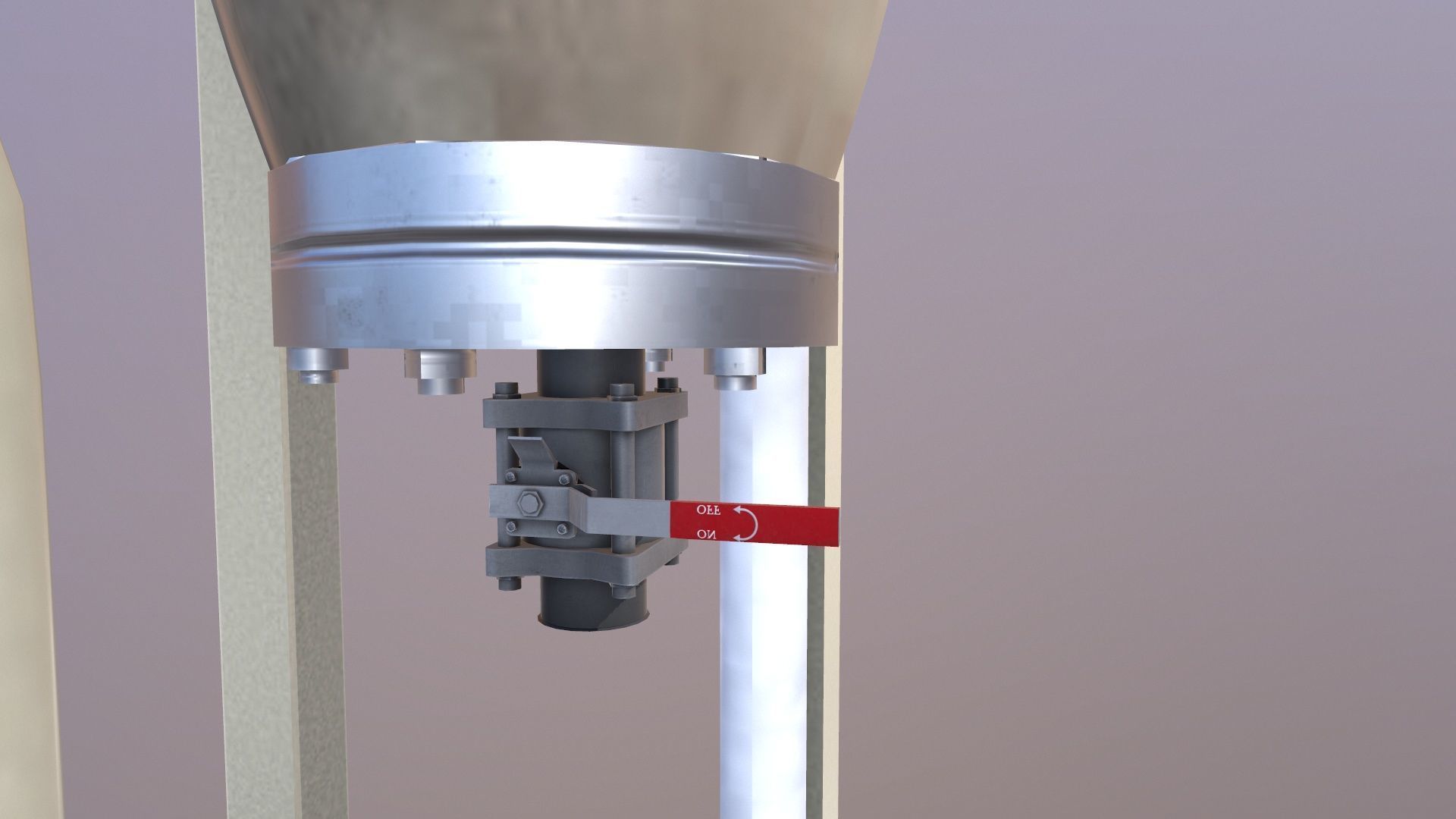 Dust Collector Low-poly 3D model_5