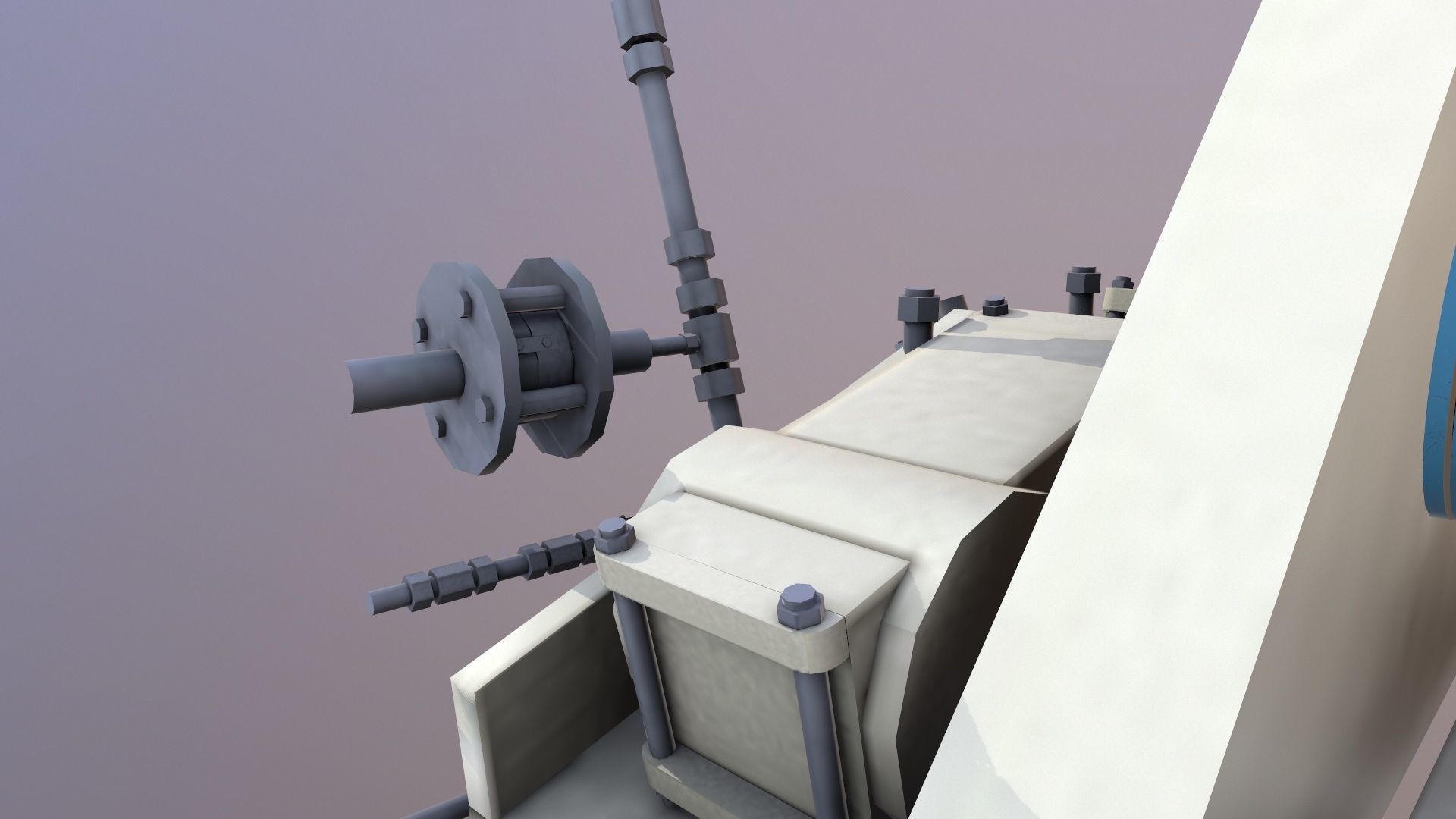 Dust Collector Low-poly 3D model_11