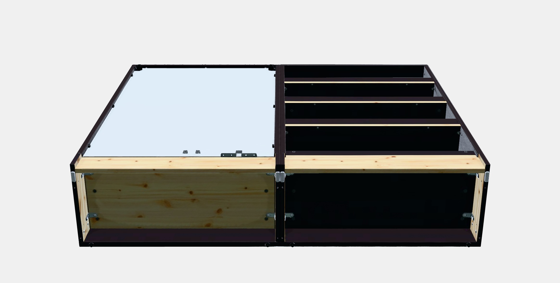 HAVSTA Storage combination 2 Low-poly 3D model_6