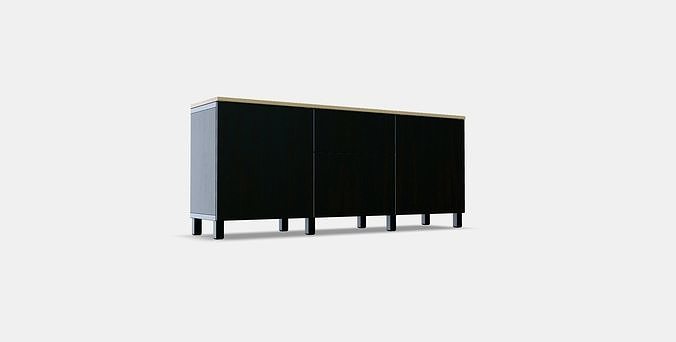 BESTA Storage combination with drawers 6 Low-poly 3D model
