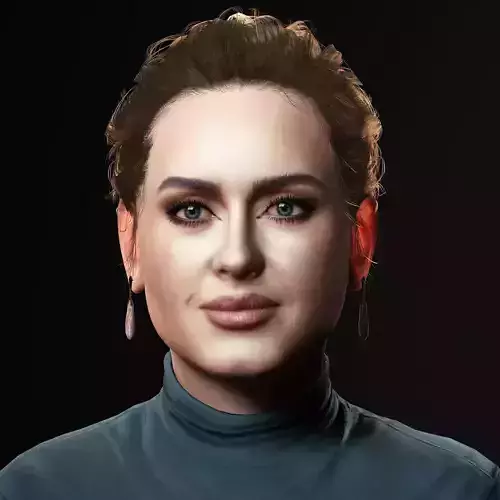 Adele Character 3D Model