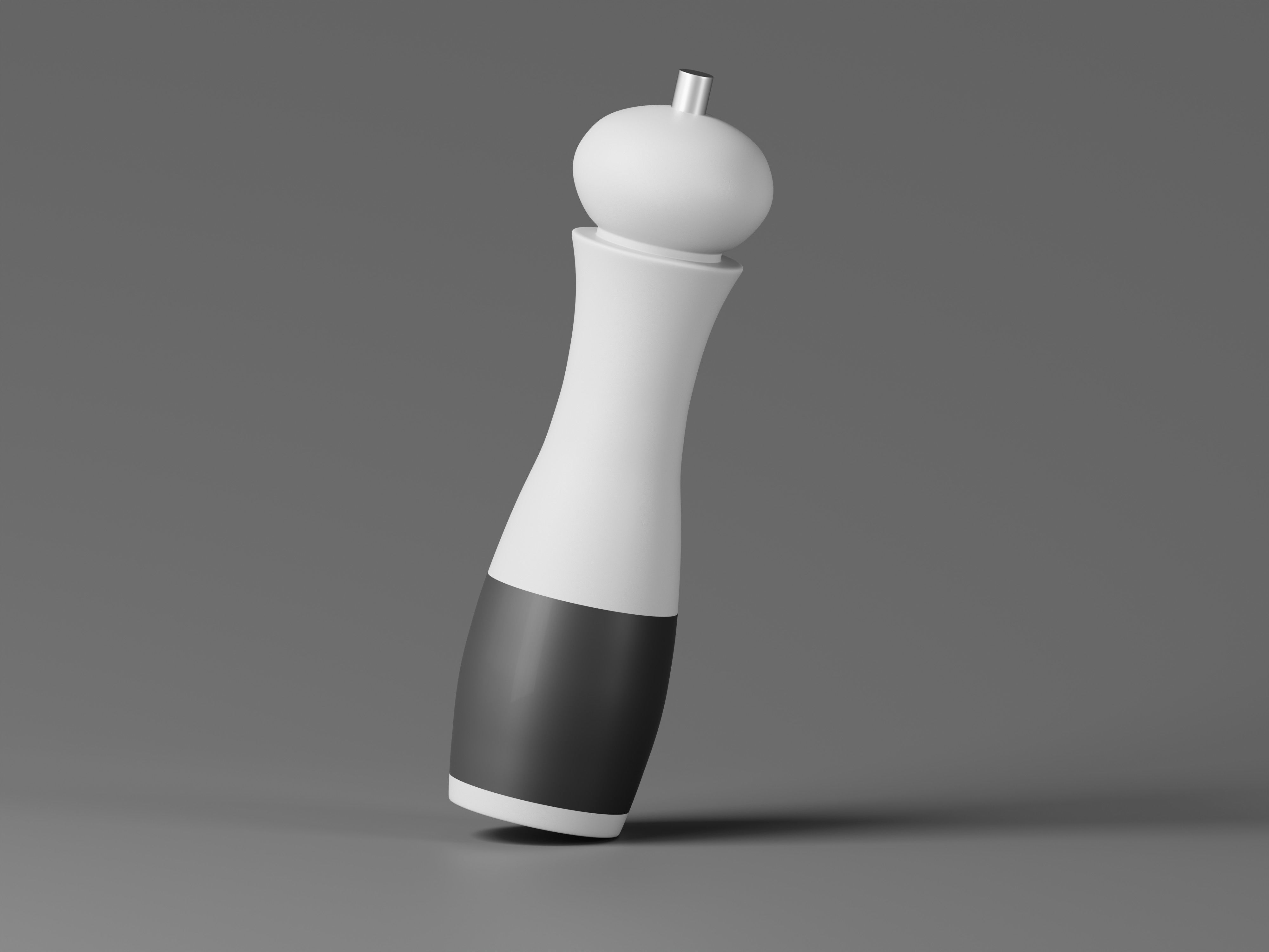 Pepper Grinder Set 3D Model Low-poly 3D model_7
