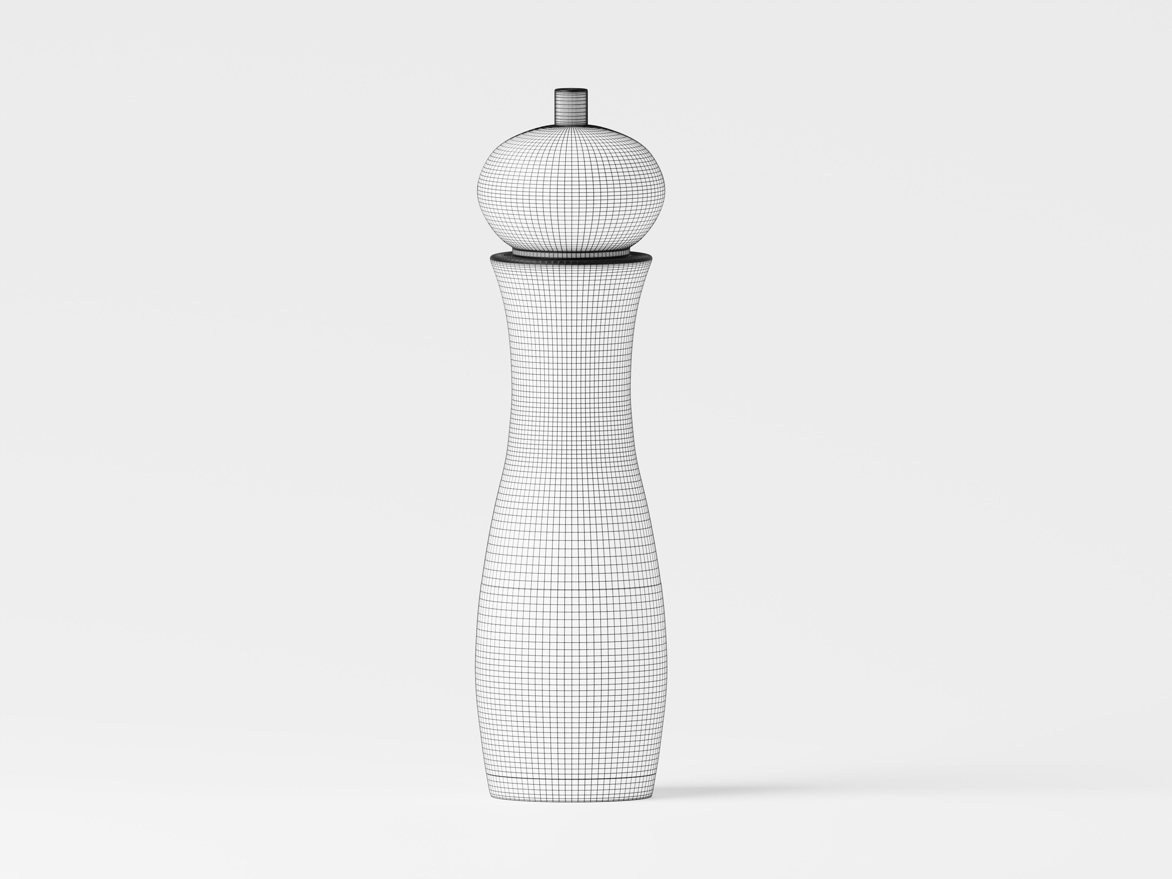 Pepper Grinder Set 3D Model Low-poly 3D model_2