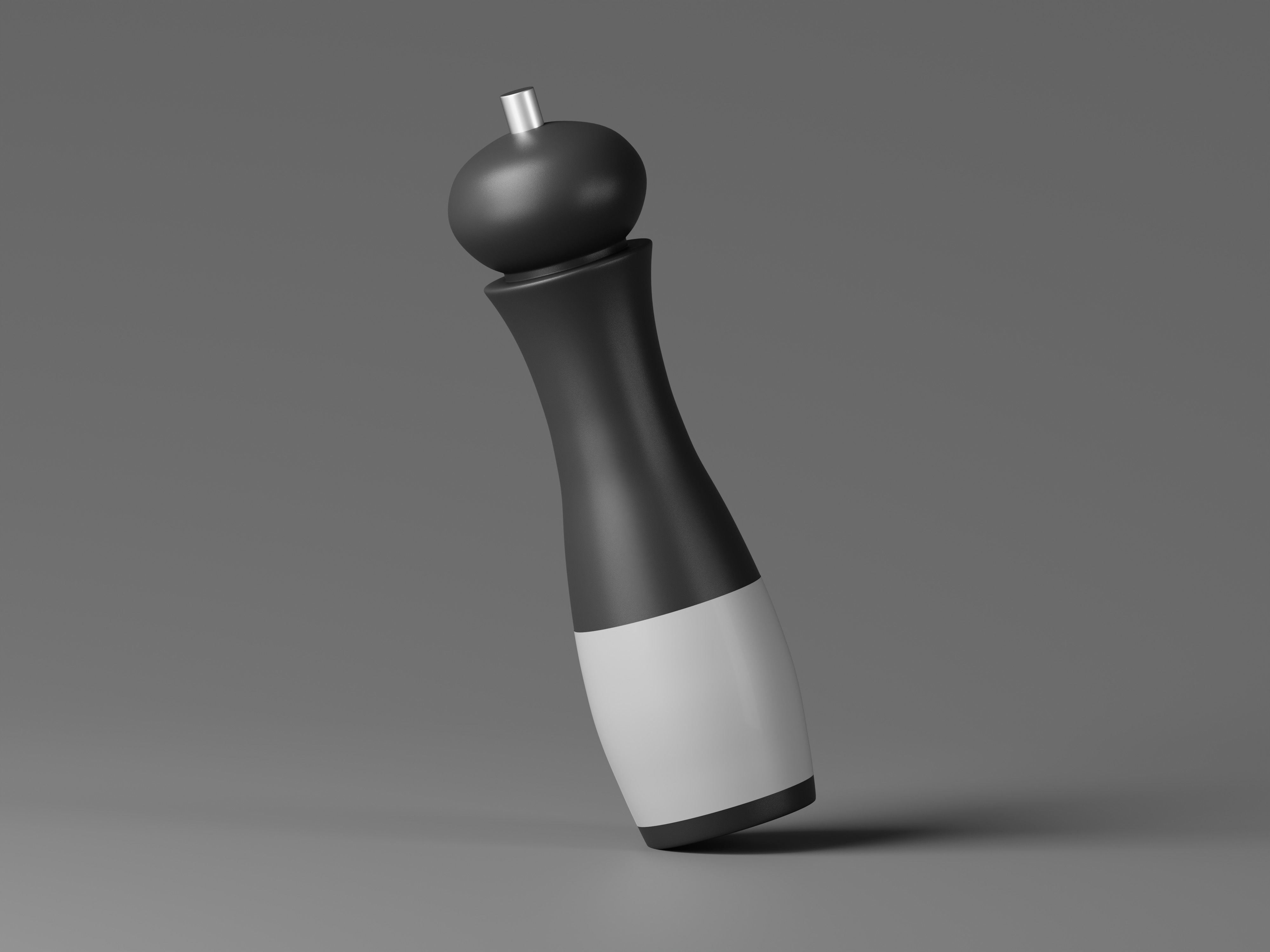 Pepper Grinder Set 3D Model Low-poly 3D model_6
