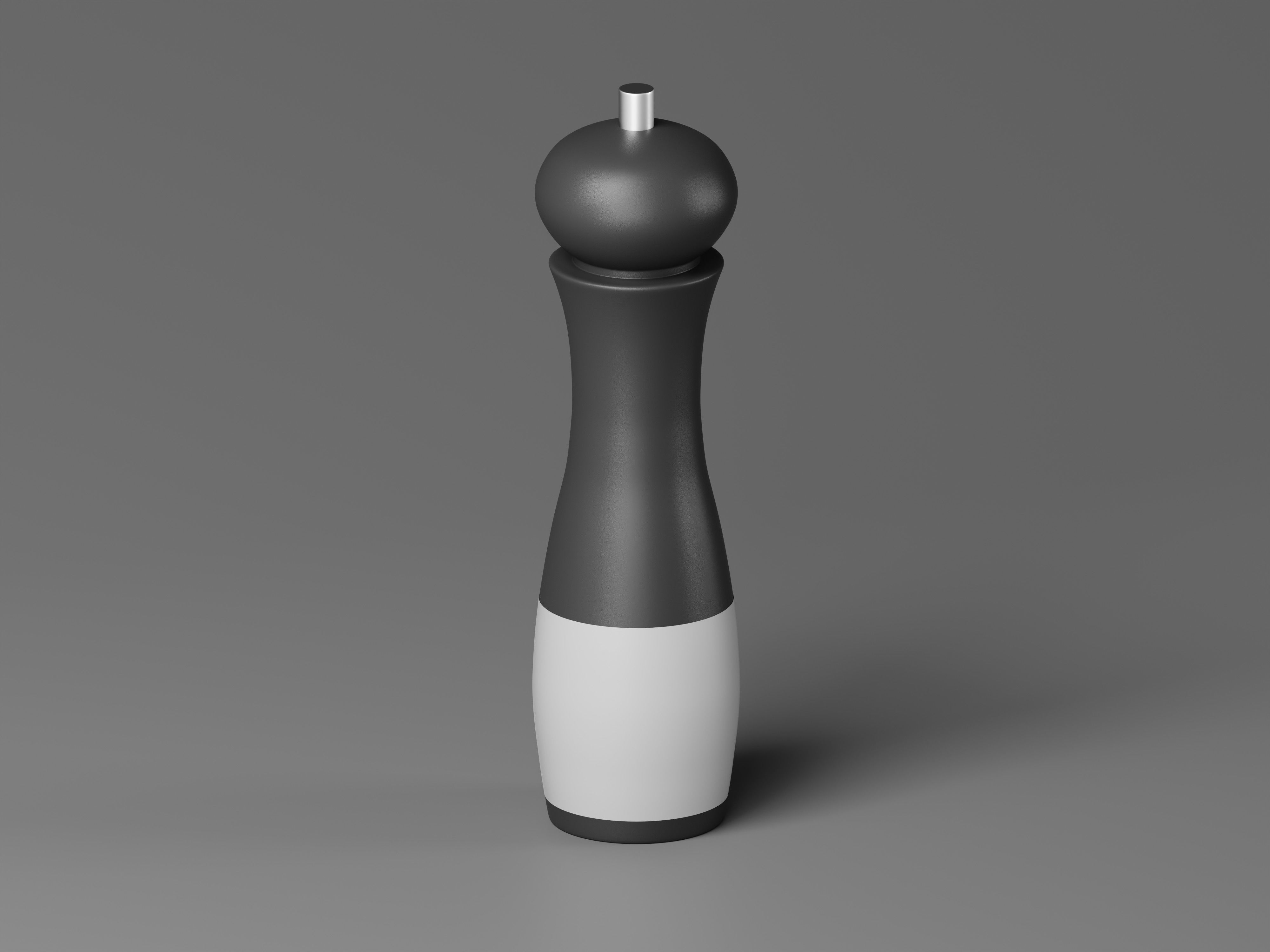 Pepper Grinder Set 3D Model Low-poly 3D model_3