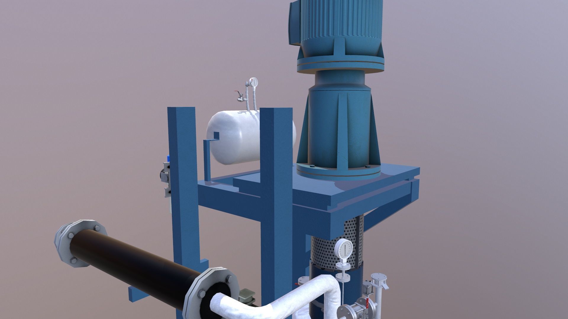Centrifugal Extractor Low-poly 3D model_12
