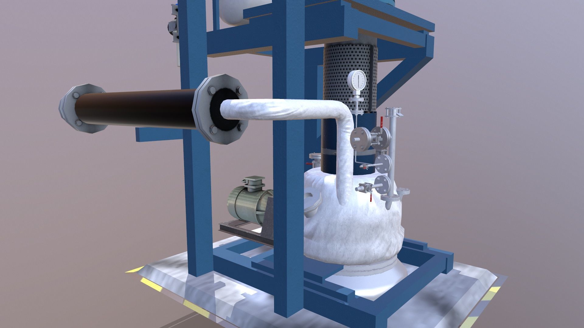 Centrifugal Extractor Low-poly 3D model_11