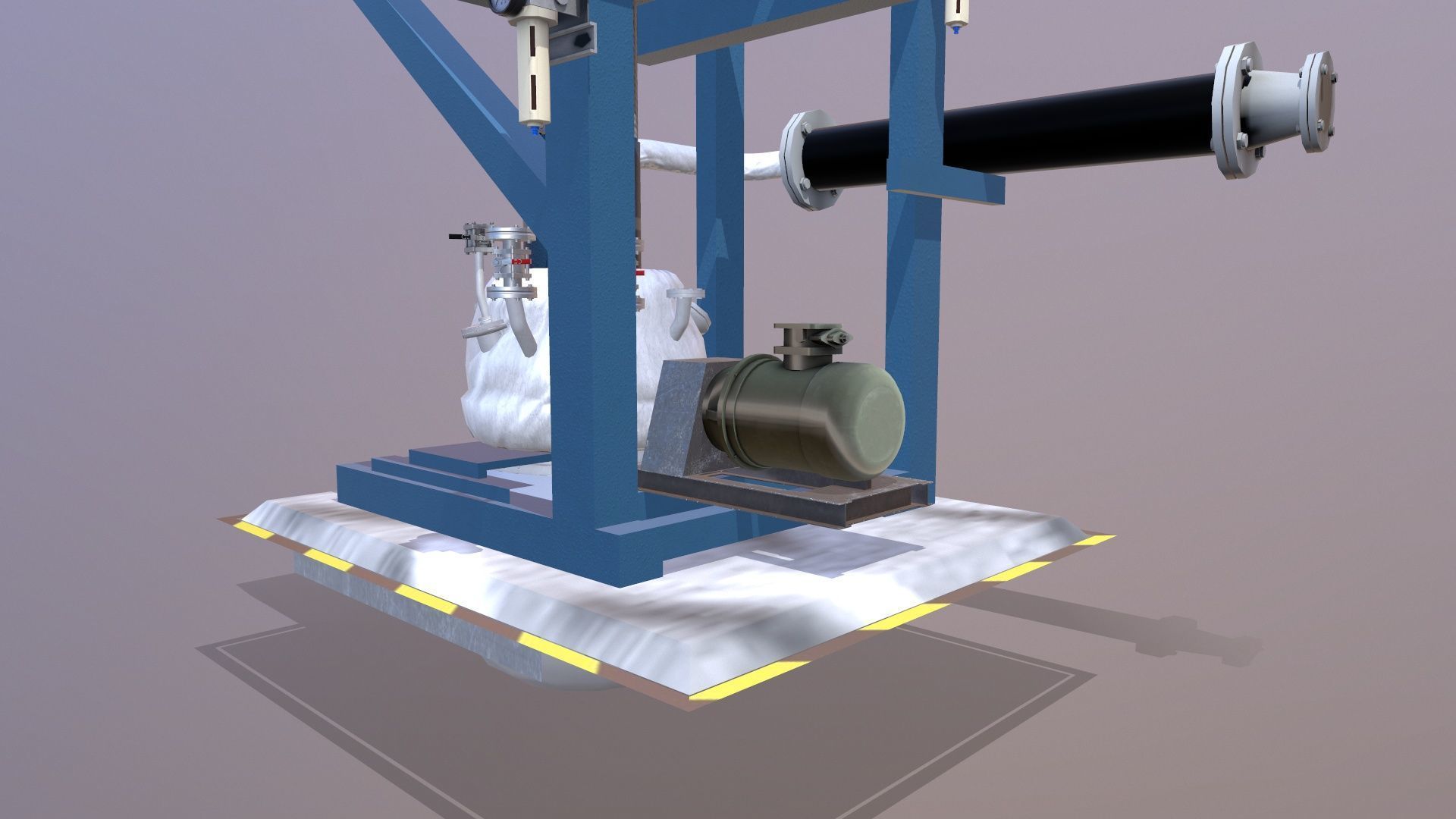 Centrifugal Extractor Low-poly 3D model_6