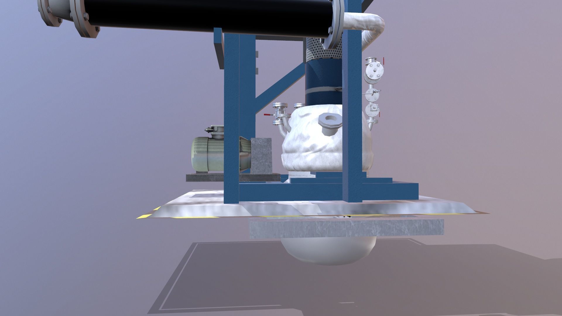 Centrifugal Extractor Low-poly 3D model_5