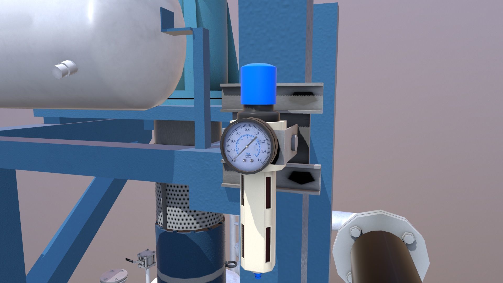 Centrifugal Extractor Low-poly 3D model_13