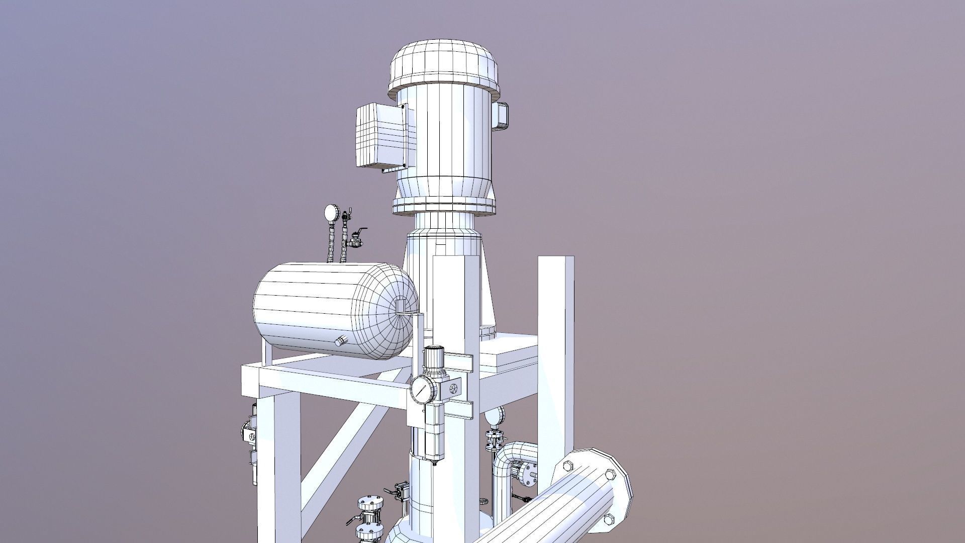Centrifugal Extractor Low-poly 3D model_19