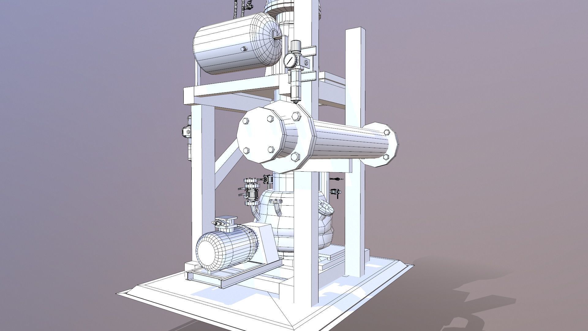 Centrifugal Extractor Low-poly 3D model_18