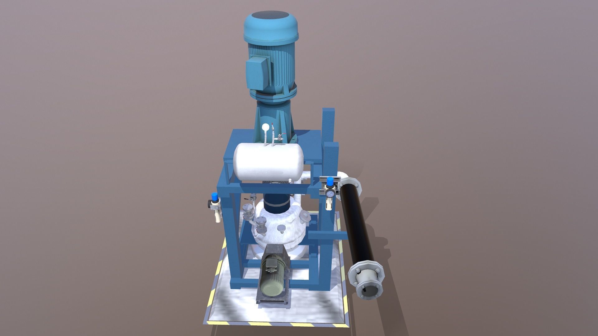 Centrifugal Extractor Low-poly 3D model_14