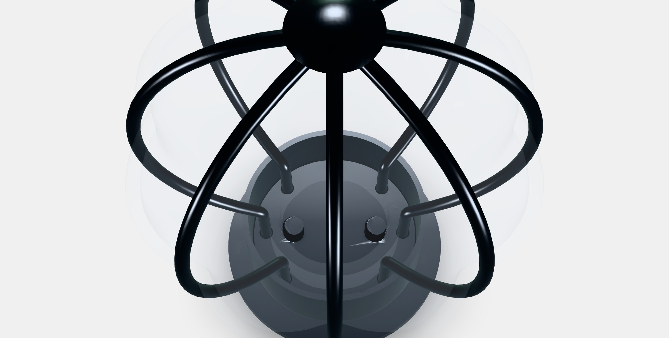 BLAST Finials 1 pair Low-poly 3D model_4