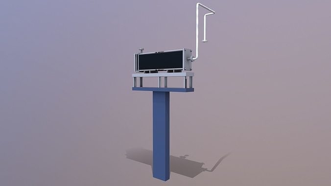 Condenser Low-poly 3D model