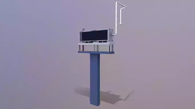 Condenser Low-poly 3D model
