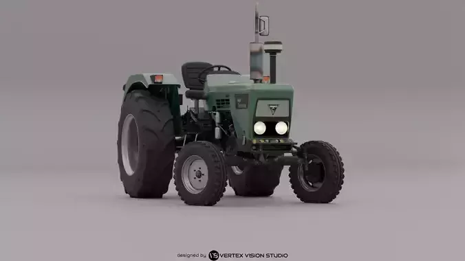 Cirta 6807 Tractor 3D Model 3D model