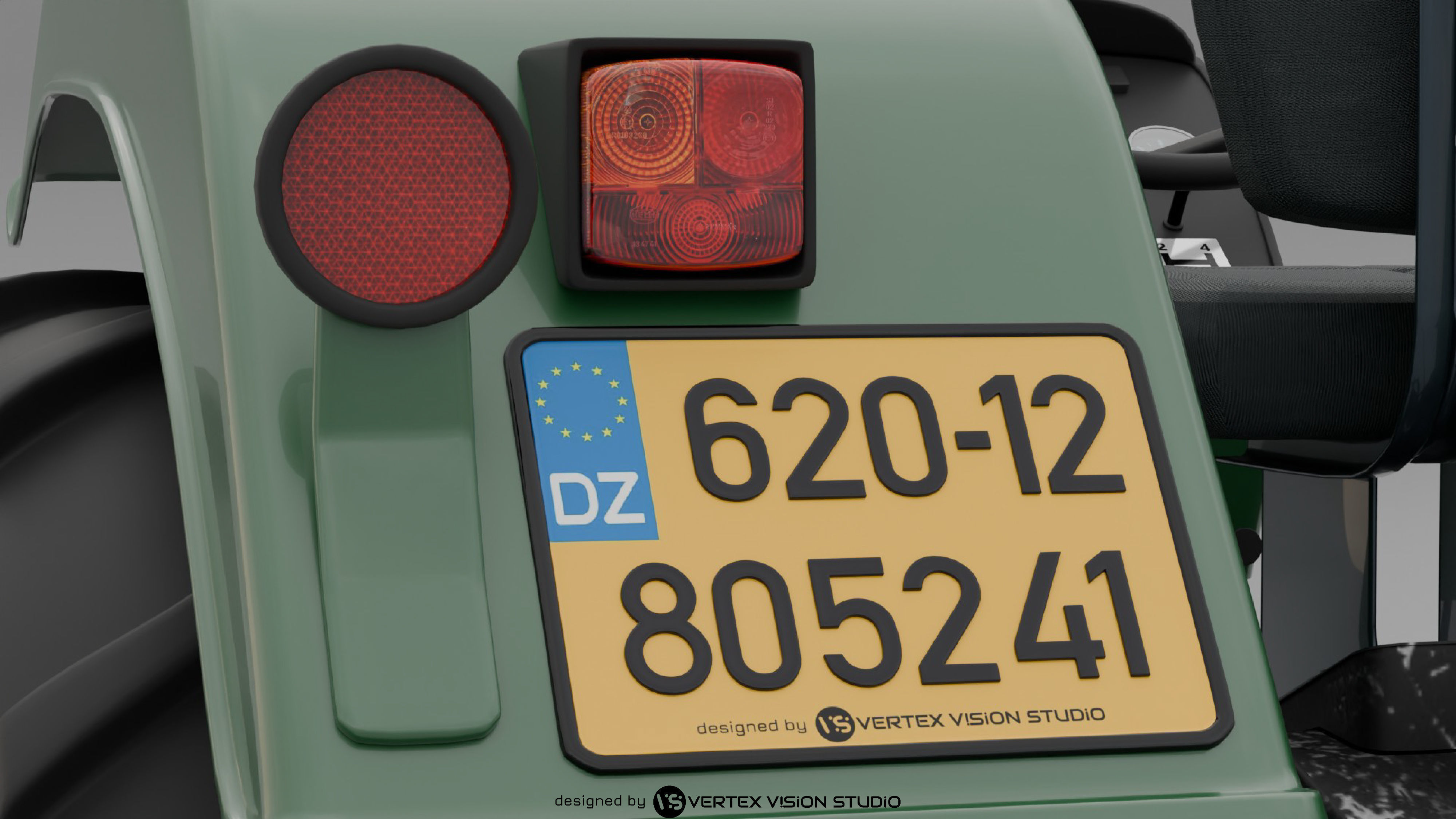 Cirta 6807 Tractor 3D Model 3D model_8