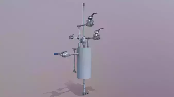 Condenser Tank Low-poly 3D model