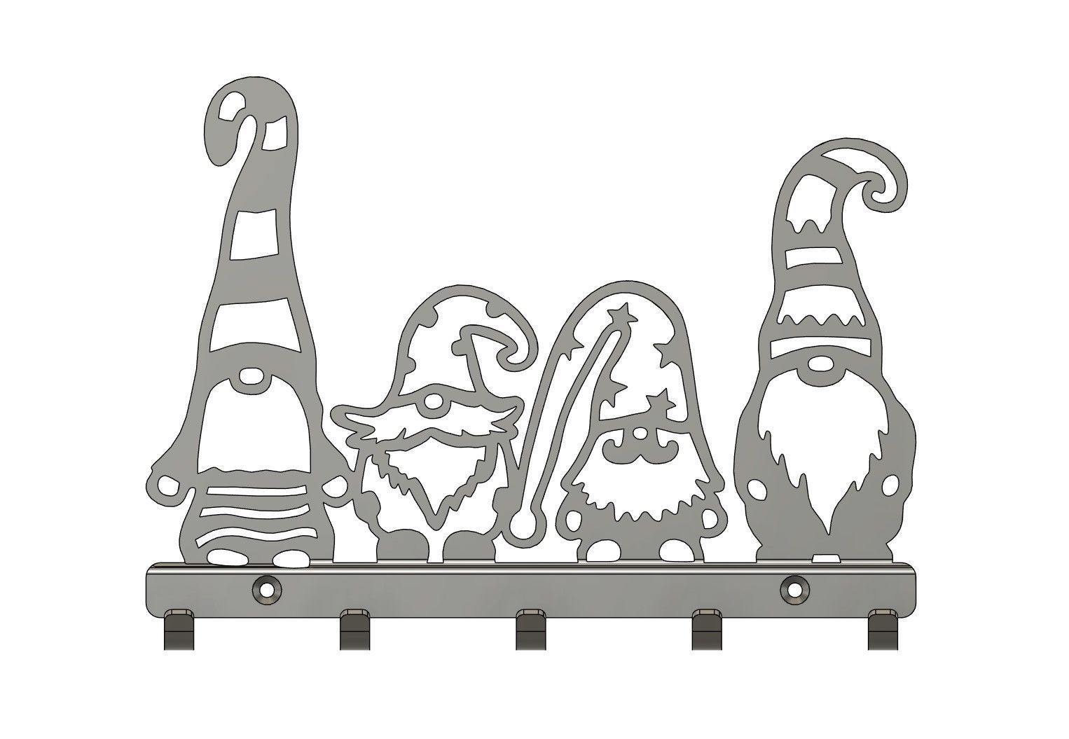 Keyholder DWARVES 3D print model_1