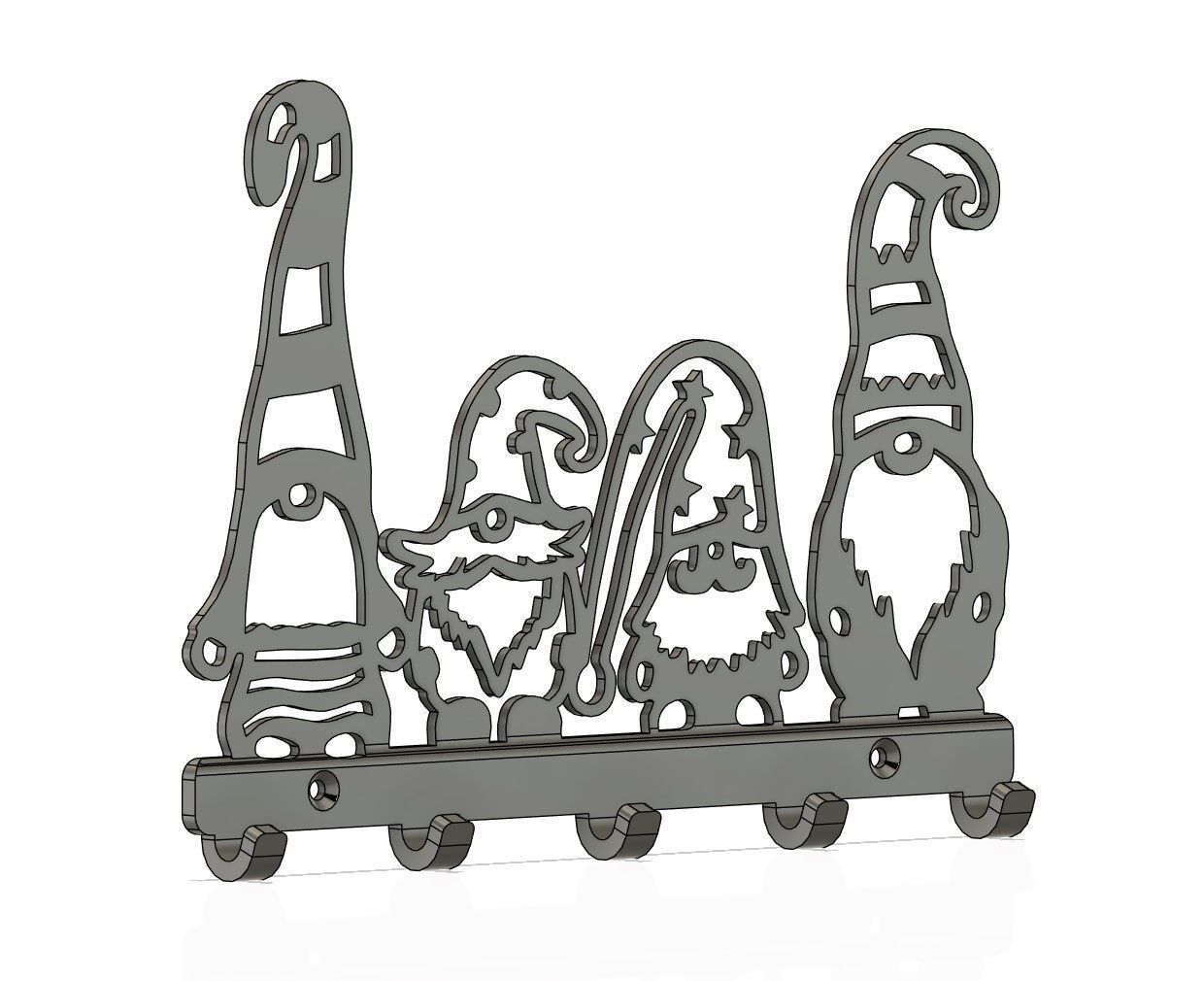 Keyholder DWARVES 3D print model_3