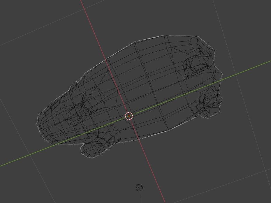 Low poly Baby Hippo Moo Deng Cute Zoo Animal 3d print Low-poly 3D model_10