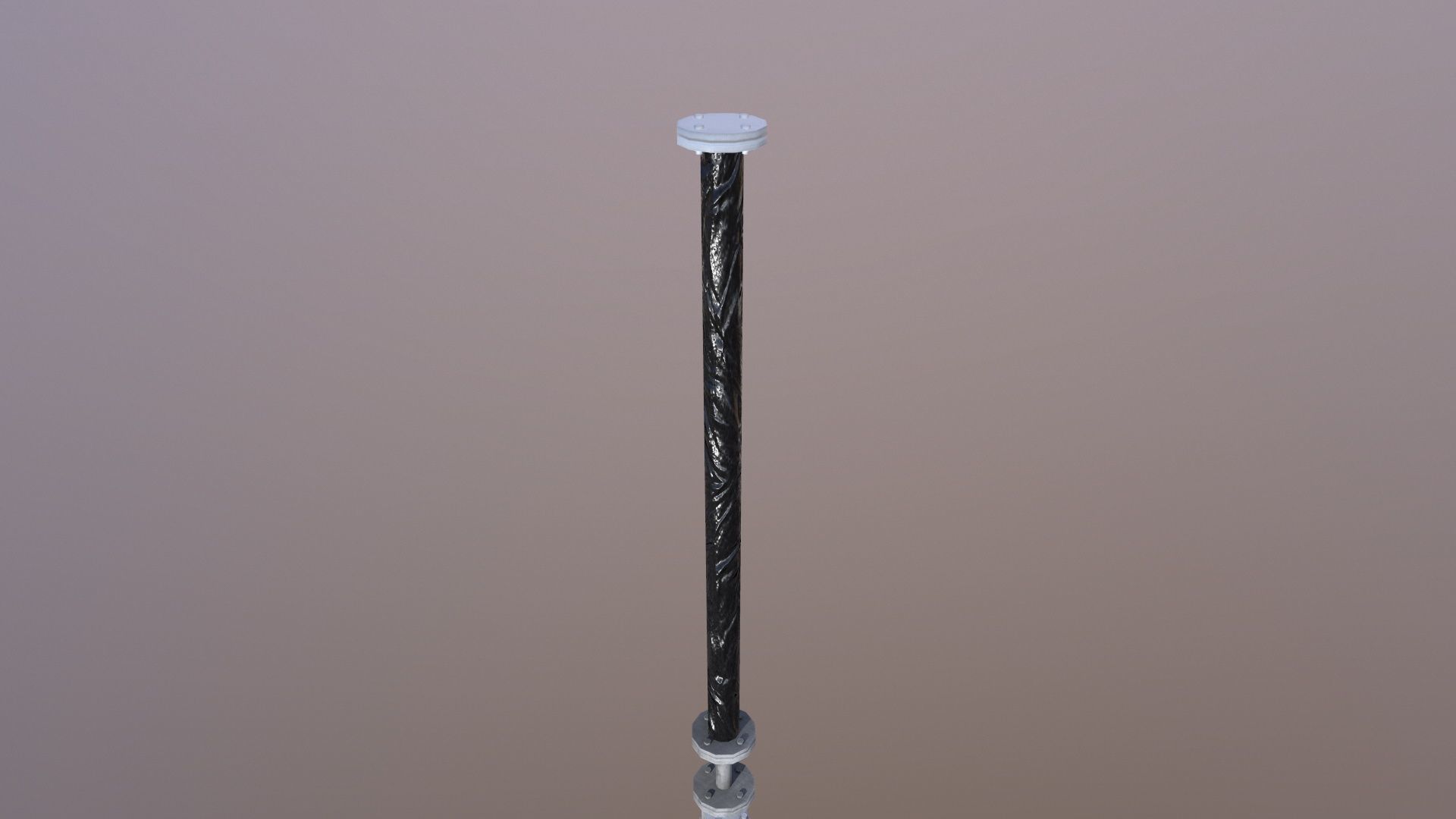 Deck Mount Low-poly 3D model_4