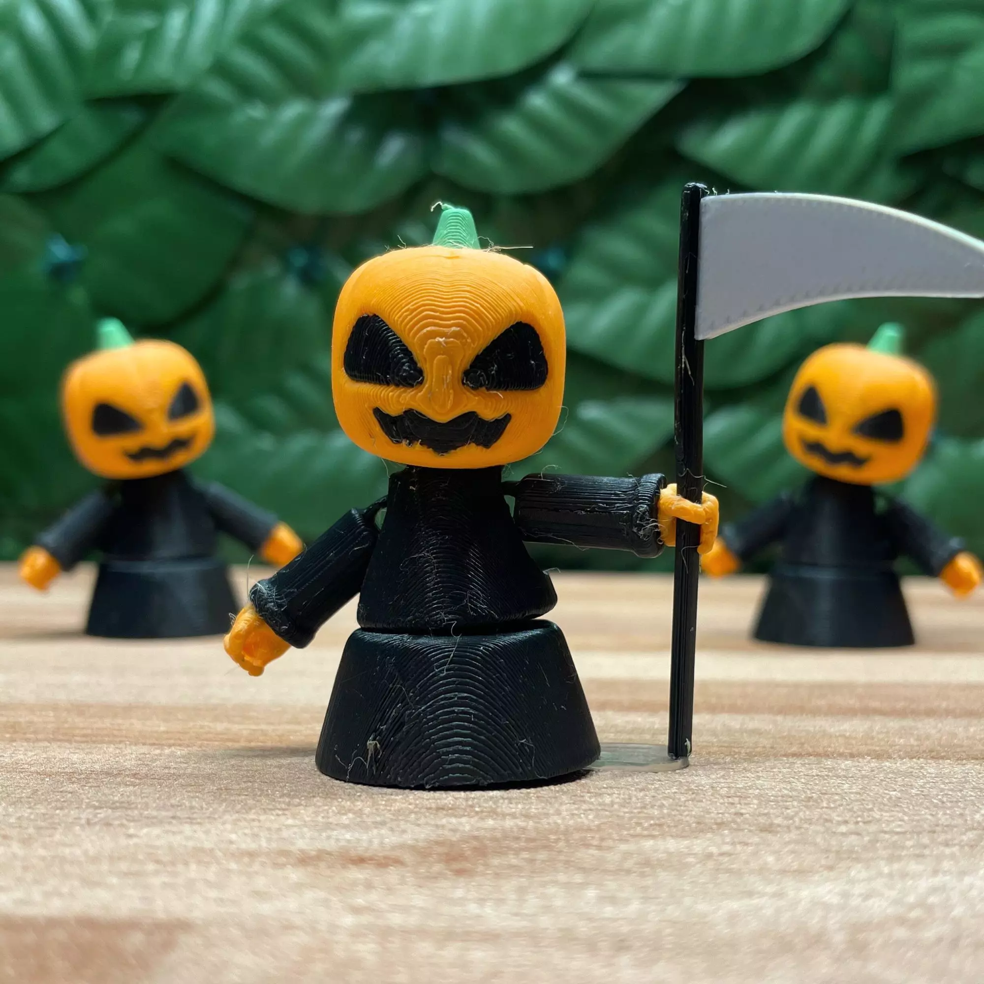 3D Printable Pumpkin Grim Reaper 3D print model_0