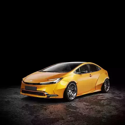 2024 Toyota Prius GOMSTYLING Bodykit 3D model