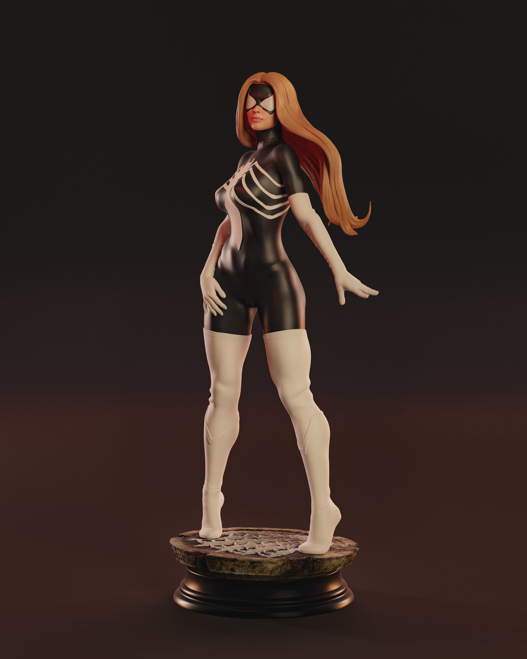 Julia Carpenter Spiderwoman 3D print model_1