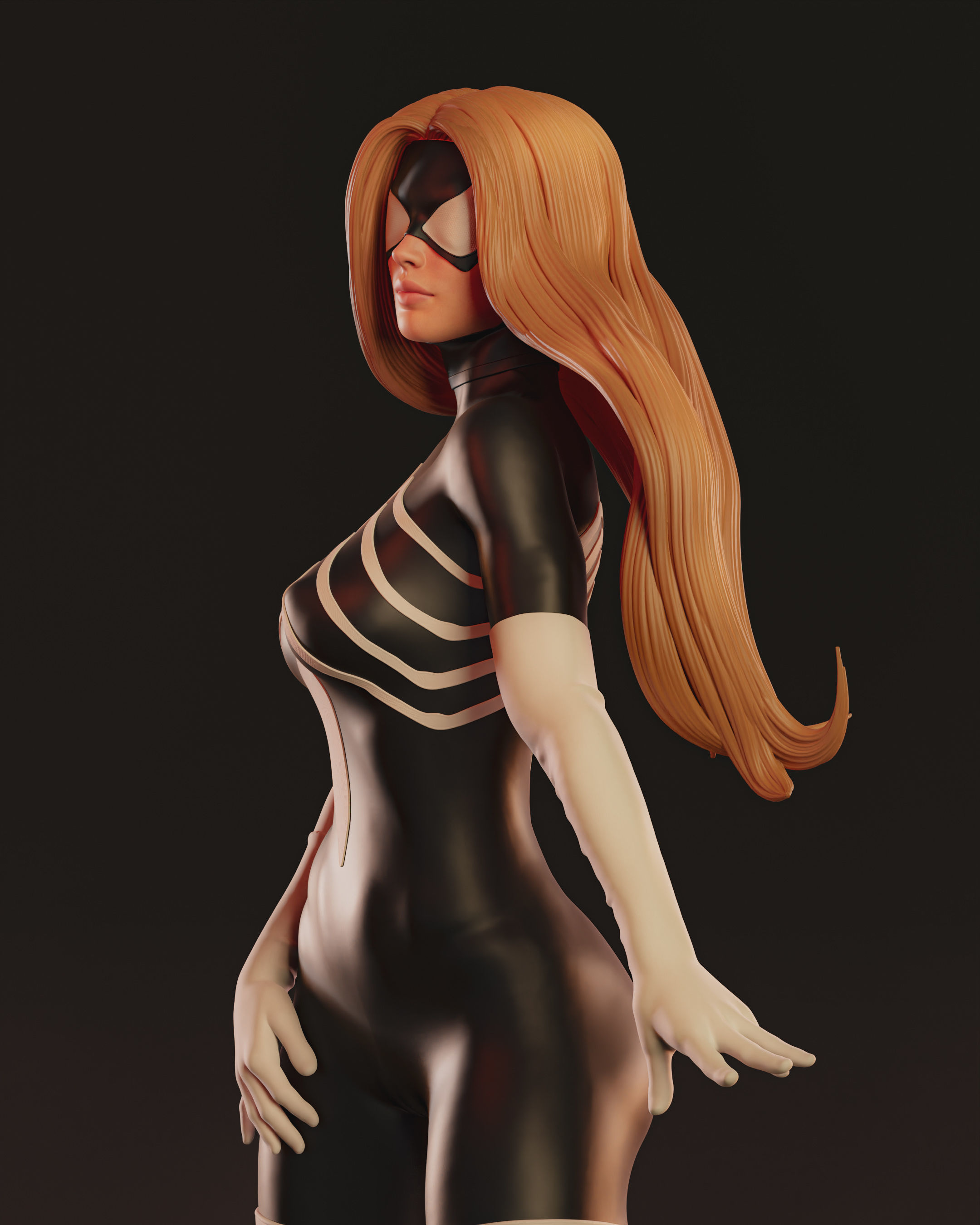 Julia Carpenter Spiderwoman 3D print model_4