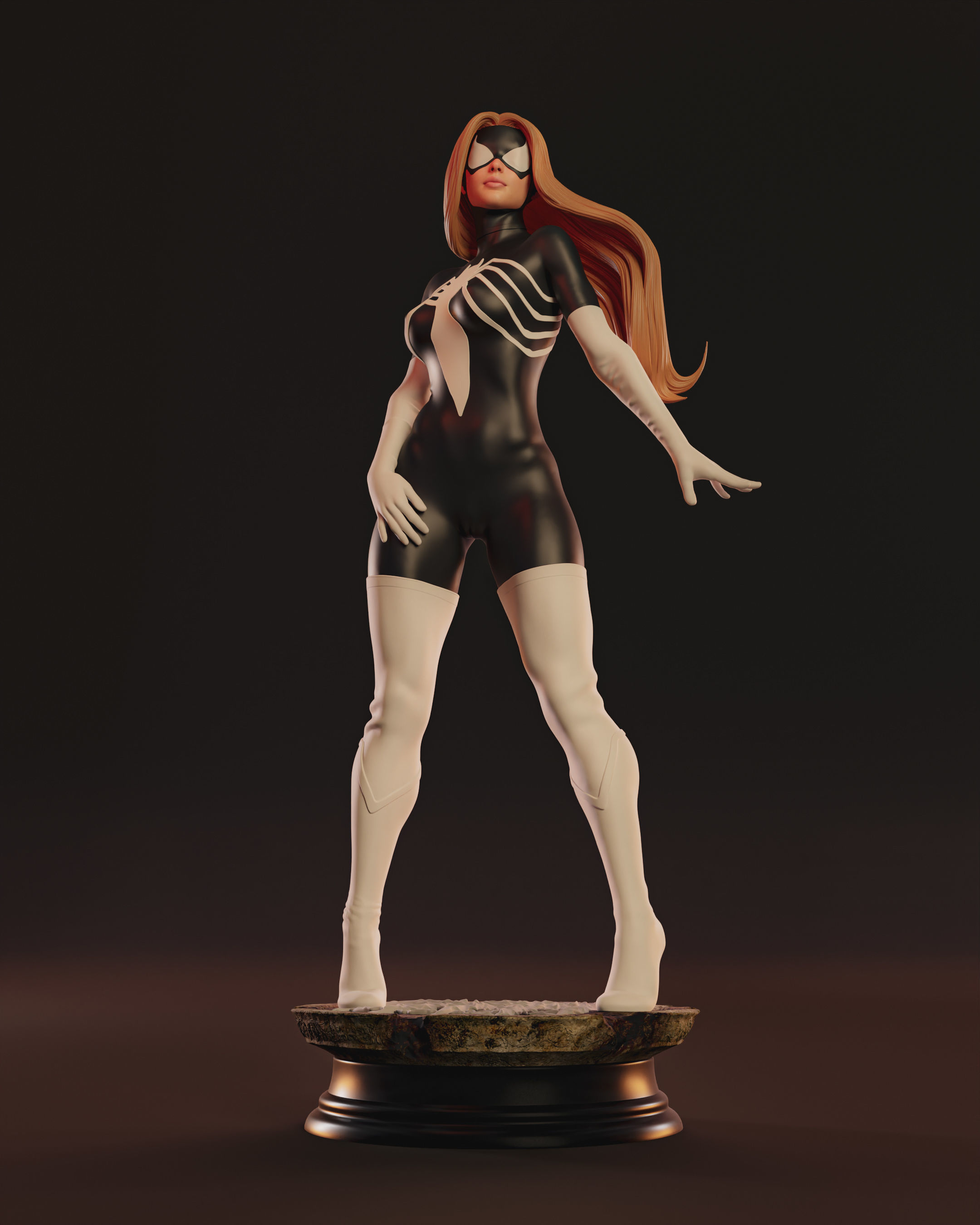 Julia Carpenter Spiderwoman 3D print model_5