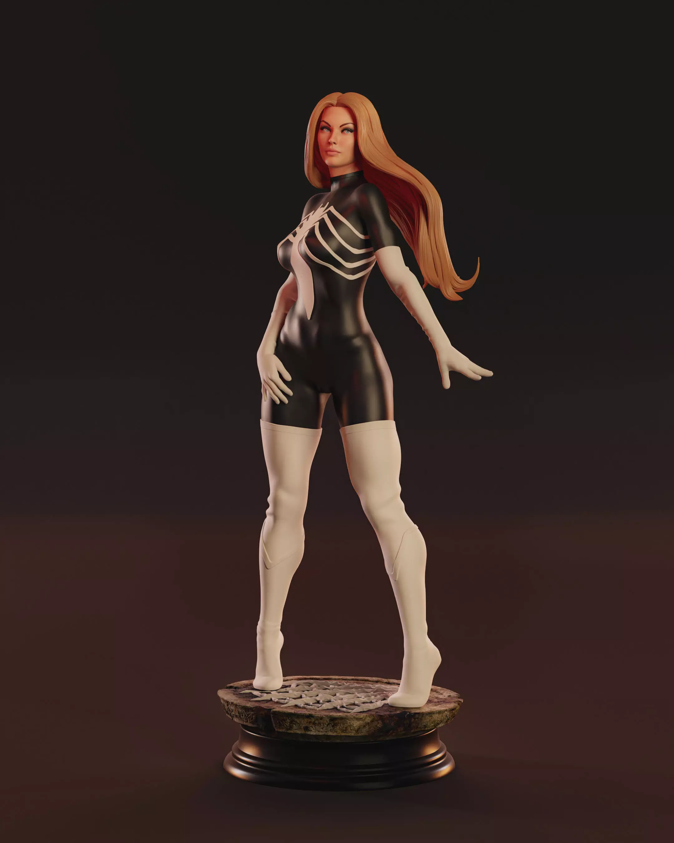 Julia Carpenter Spiderwoman 3D print model_0