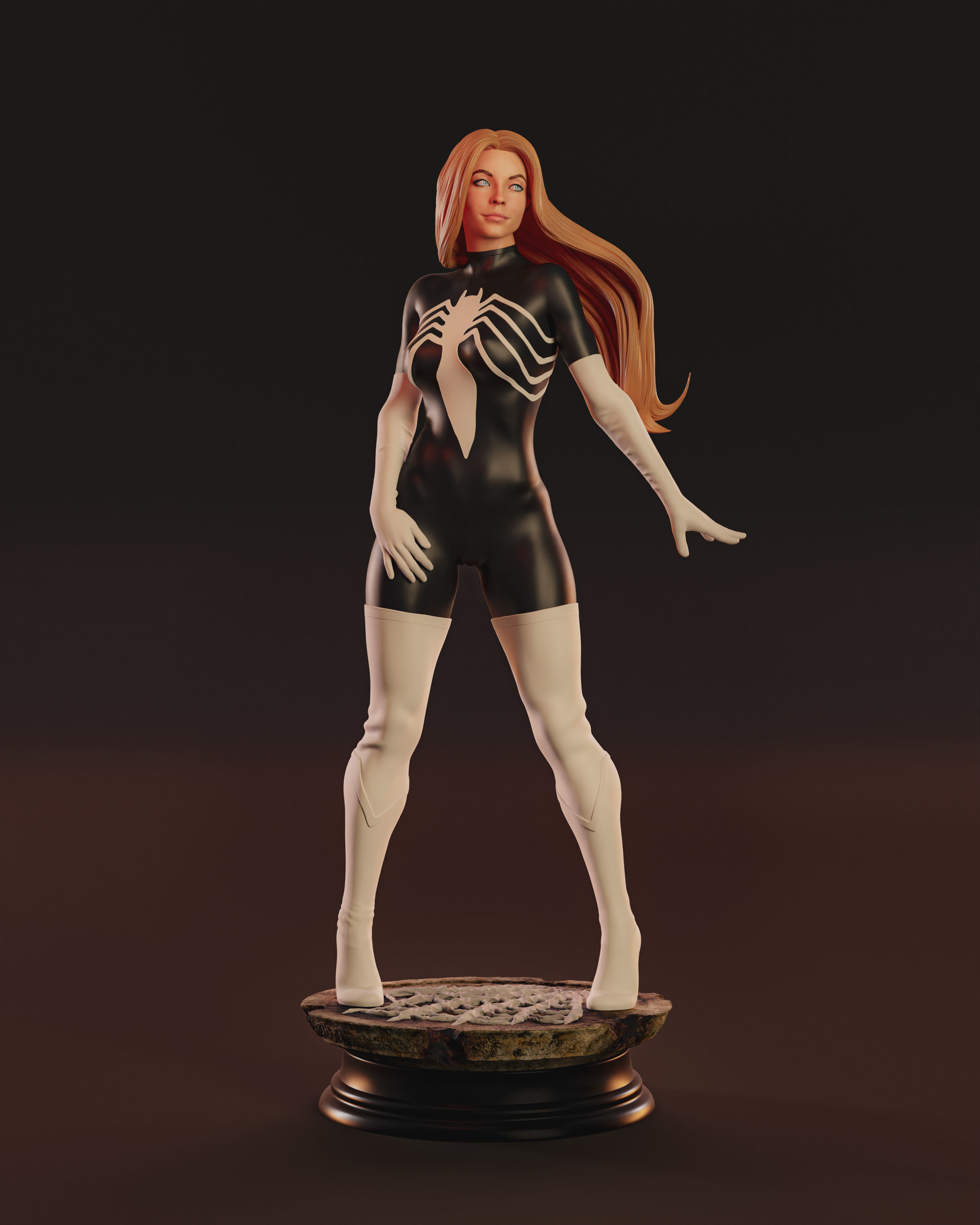 Julia Carpenter Spiderwoman 3D print model_7