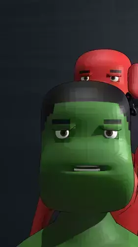 Loe poly man Free 3D model