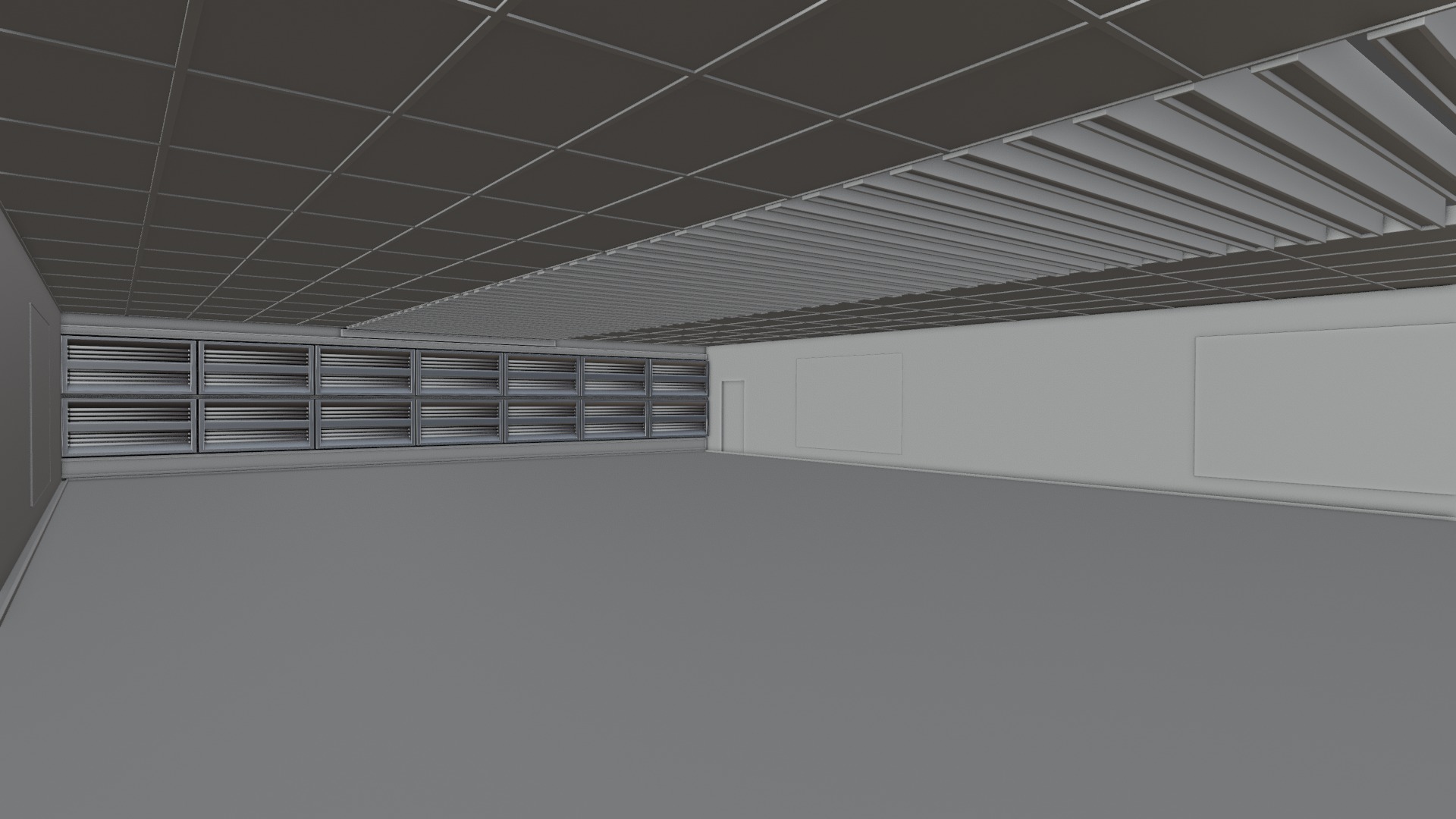 White Car Showroom 3D model 3D model_8