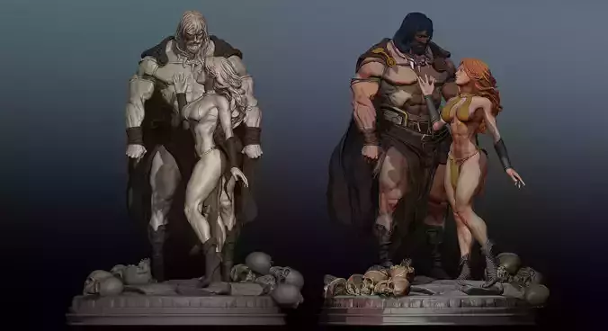 CONAN COMICS 3D print model