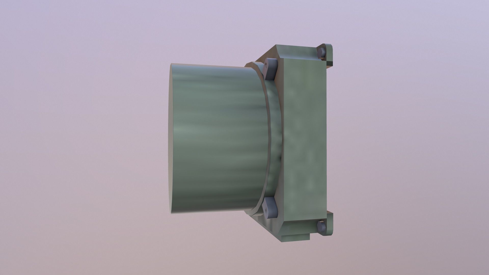 Electric Panel Low-poly 3D model_4