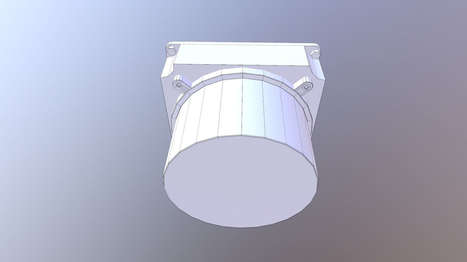 Electric Panel Low-poly 3D model_7