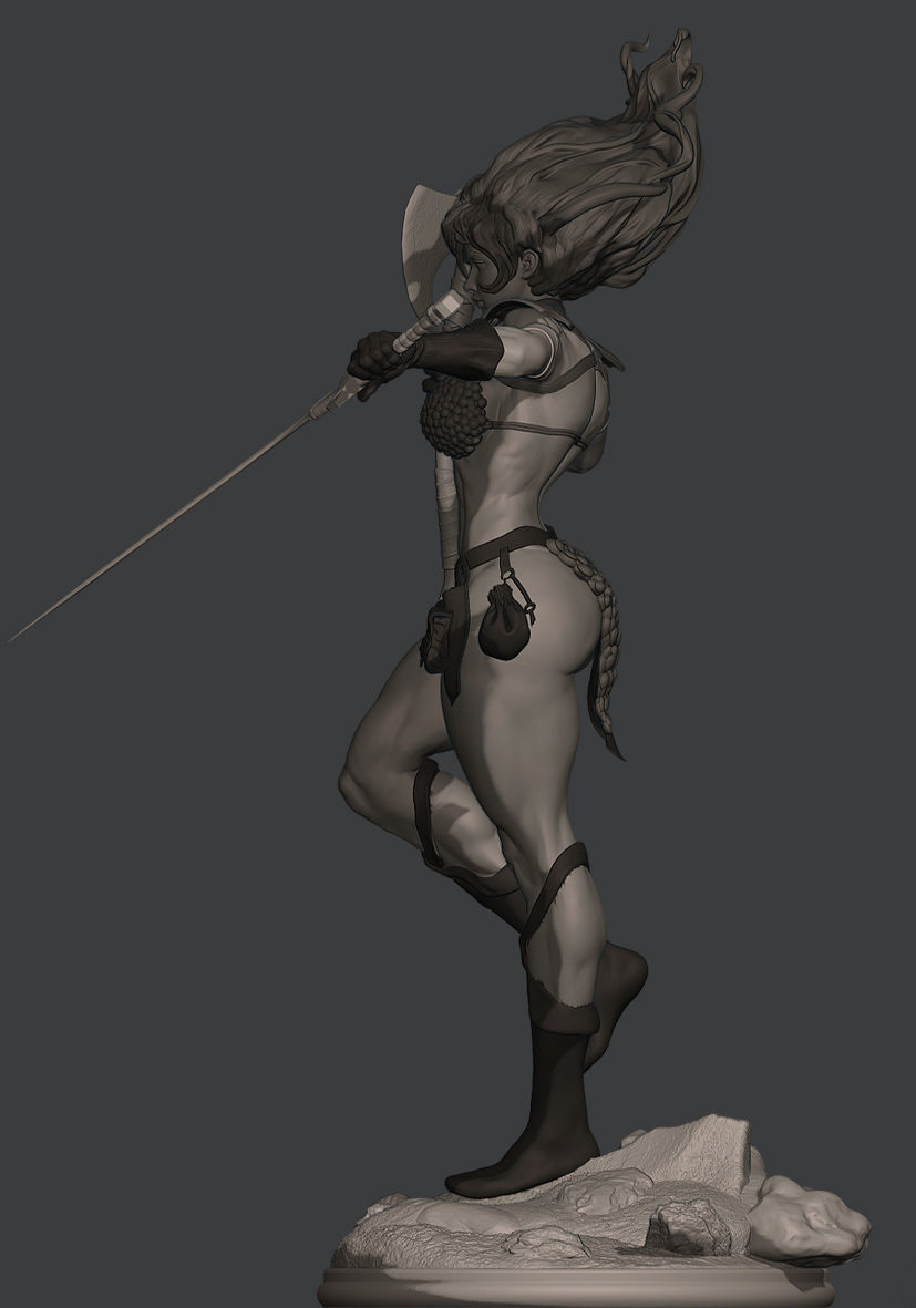 RED SONJA  3D print model_33