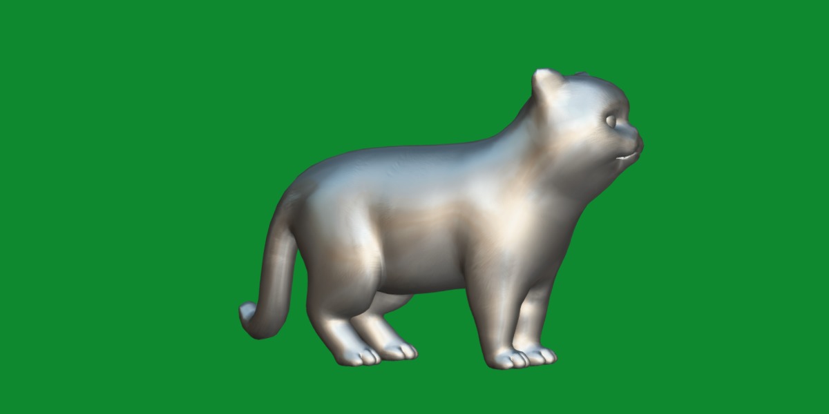 Exotic Shorthair Cat Low-poly 3D model_16