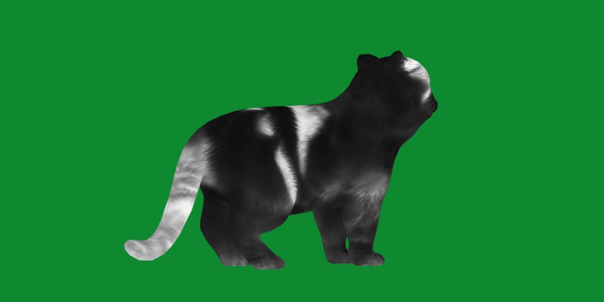 Exotic Shorthair Cat Low-poly 3D model_32