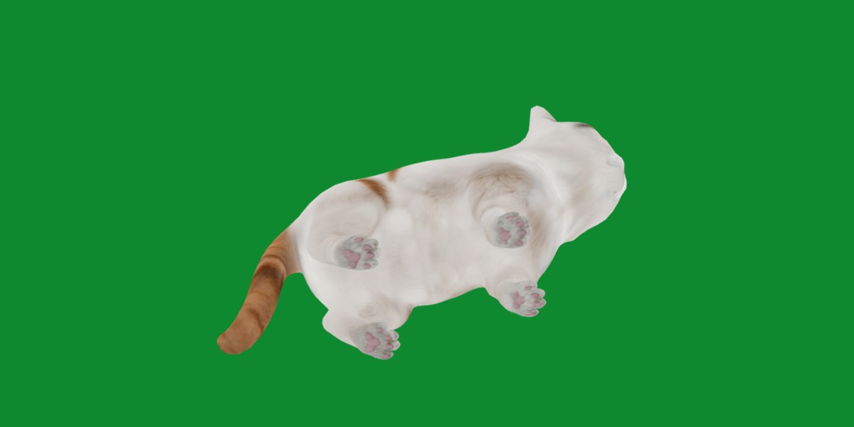 Exotic Shorthair Cat Low-poly 3D model_26