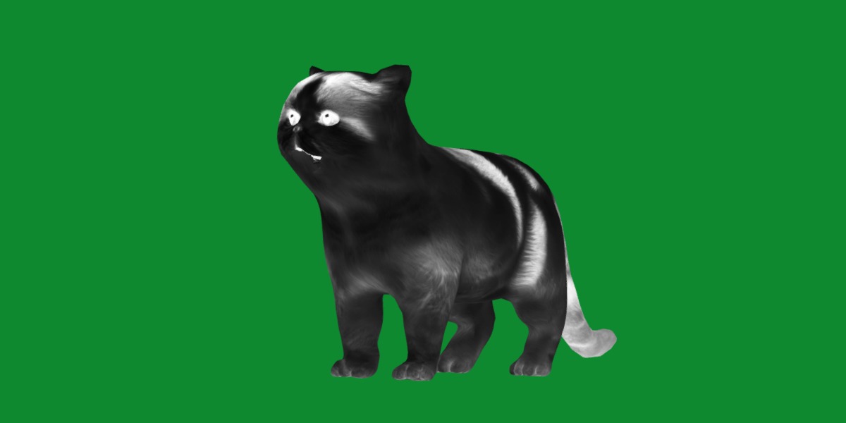 Exotic Shorthair Cat Low-poly 3D model_12