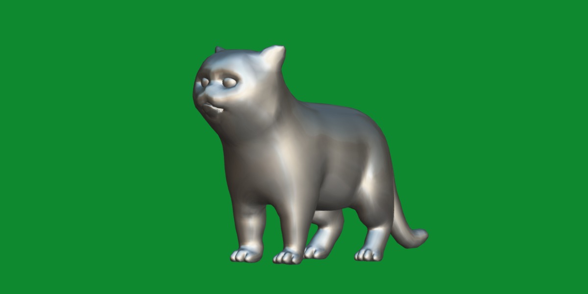 Exotic Shorthair Cat Low-poly 3D model_14