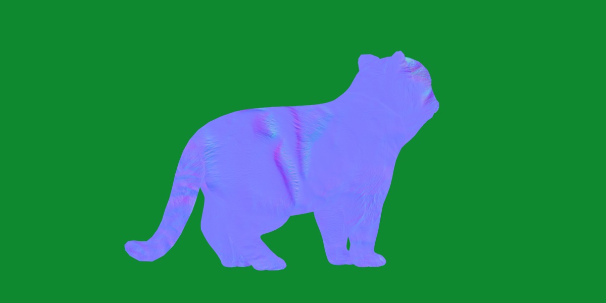 Exotic Shorthair Cat Low-poly 3D model_31