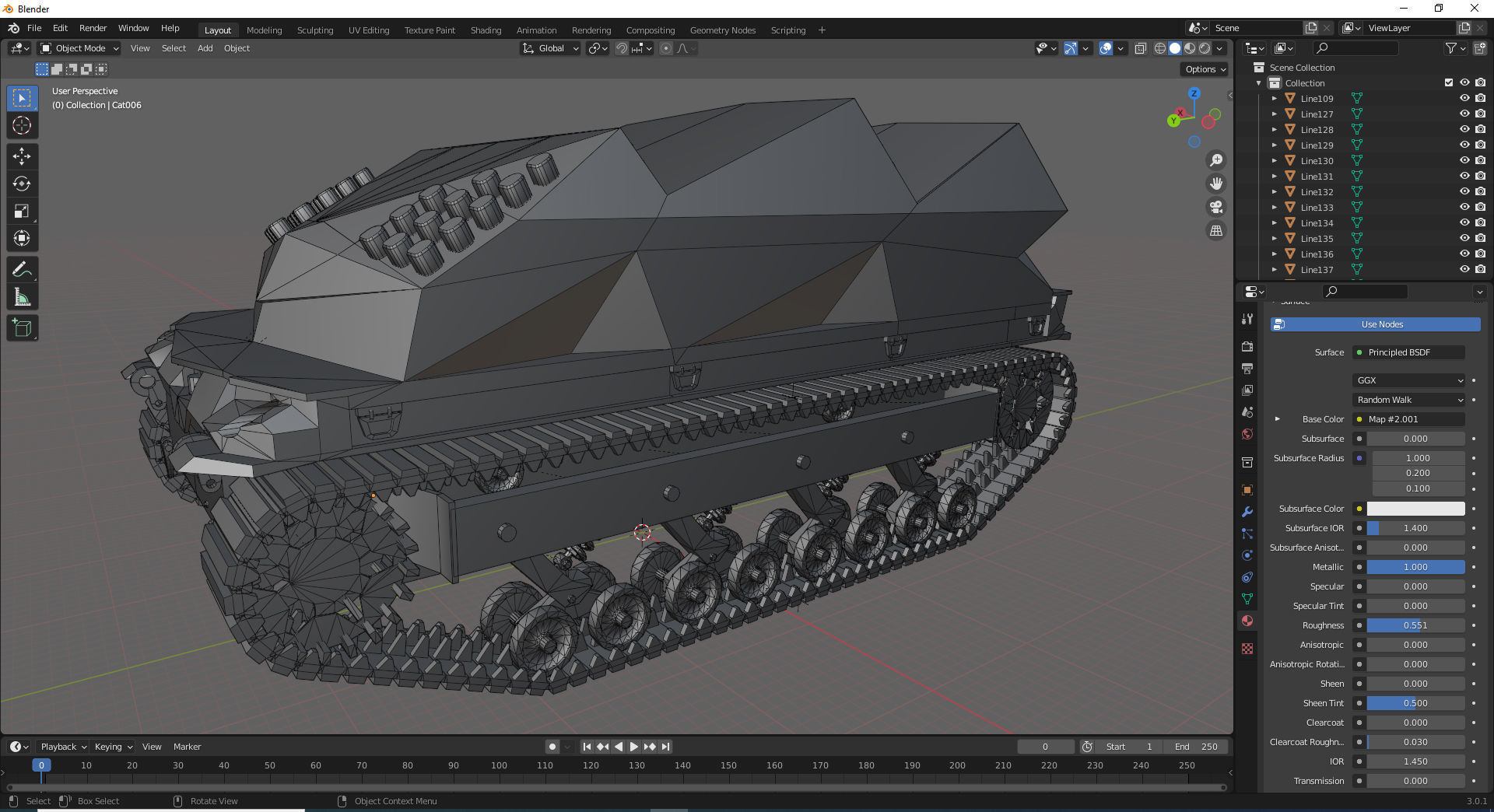 TRX Tracked Robot 10 ton Low-poly 3D model_2