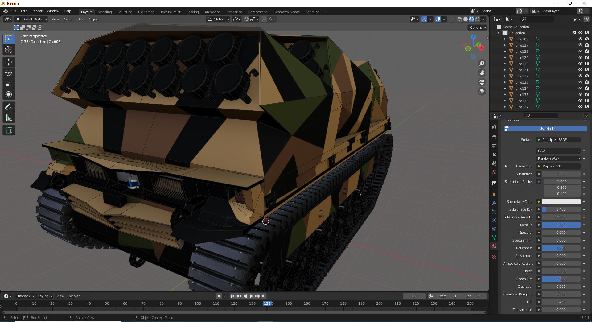 TRX Tracked Robot 10 ton Low-poly 3D model_1