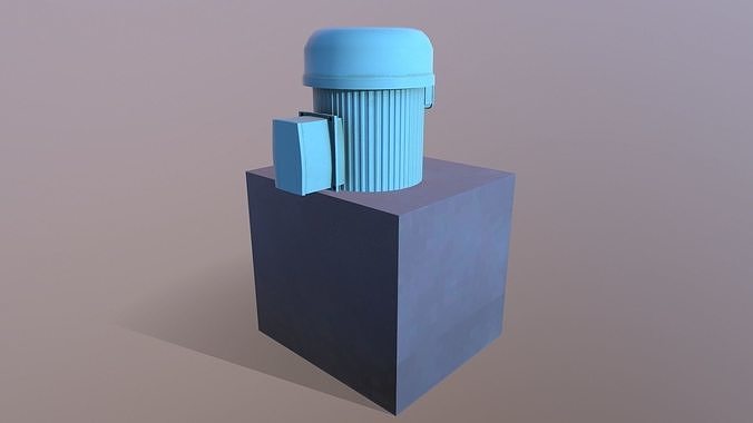 Half Pump Low-poly 3D model