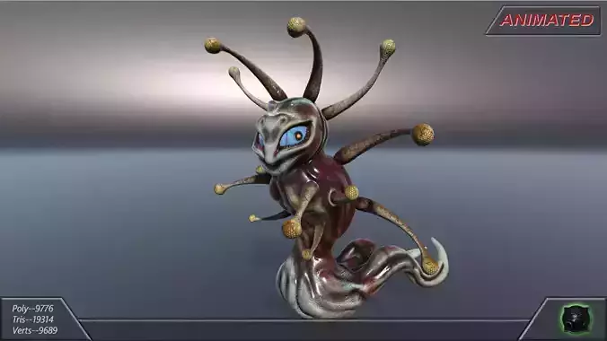 Alien fantasy creature 02